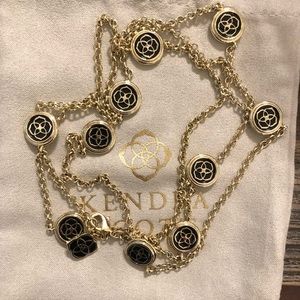 Kendra Scott Black Terrill Station Necklace